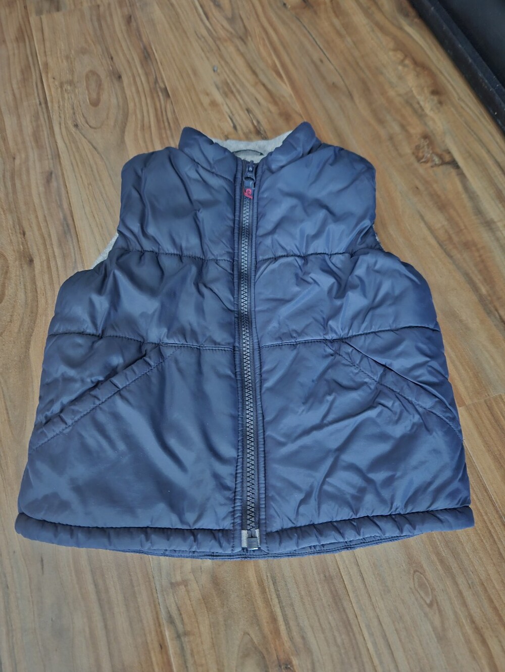 GAP Navy Quilted Puffer Vest 2t